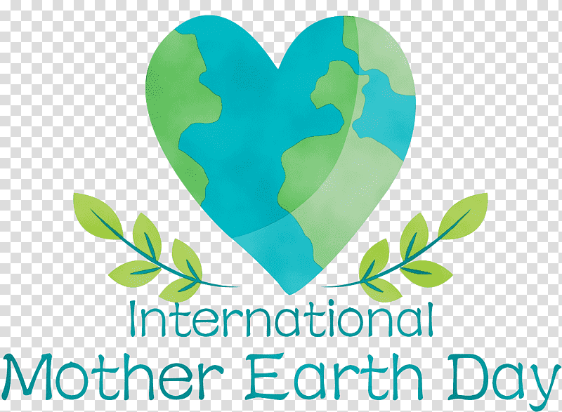 logo leaf meter tree heart, International Mother Earth Day, Watercolor, Paint, Wet Ink, Microsoft Azure, Plant Structure transparent background PNG clipart