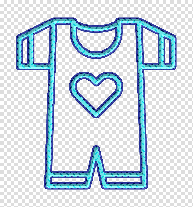 Pajamas icon Baby clothes icon Baby icon, Electric Blue M, Symbol, Chemical Symbol, Line, Microsoft Azure, Sleeve transparent background PNG clipart