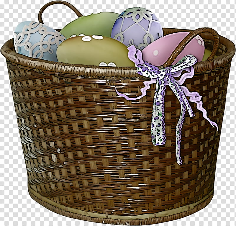 basket storage basket hamper wicker picnic basket, Easter Basket Cartoon, H...