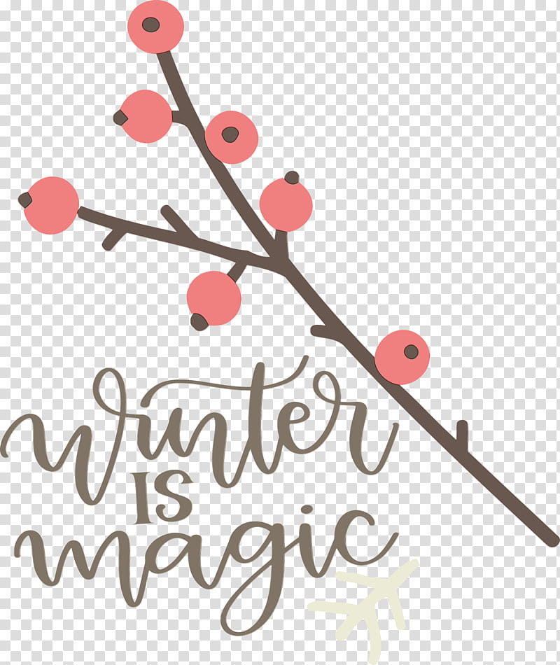 twig line flower text jewellery, Winter Is Magic, Hello Winter, Winter
, Watercolor, Paint, Wet Ink, Human Body transparent background PNG clipart