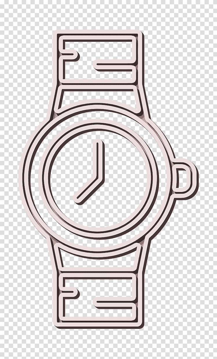 Watch icon Wristwatch icon Fashion icon, Clock, Watch Strap, Royaltyfree transparent background PNG clipart