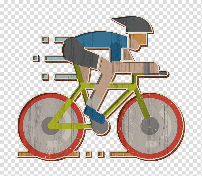 Bike icon Racing icon Bicycle icon, Cartoon, Sports Equipment, Line, Mathematics, Geometry transparent background PNG clipart