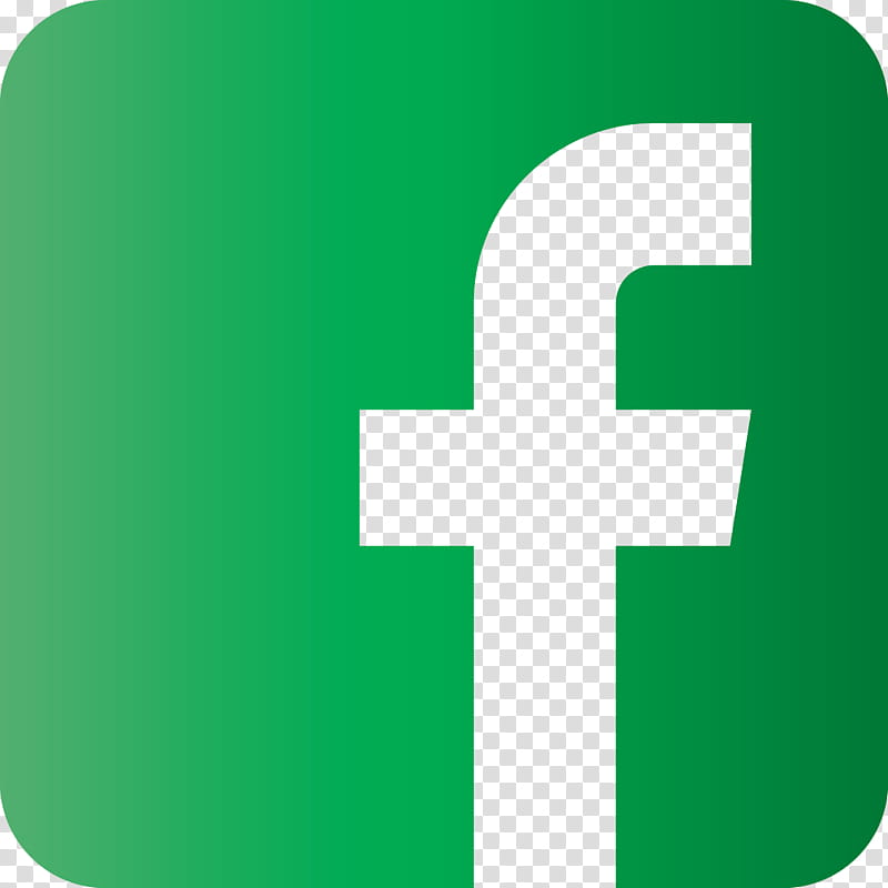 Facebook Square Icon Logo, Green, Line, M, Meter transparent background PNG clipart