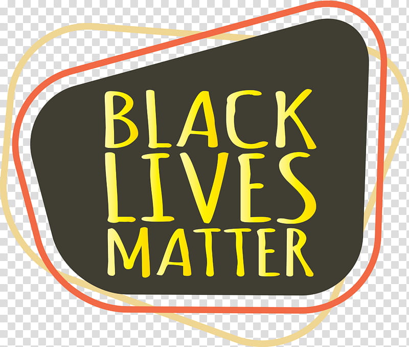 Black Lives Matter STOP RACISM, Logo, Labelm, Yellow, Line, Area, Meter transparent background PNG clipart