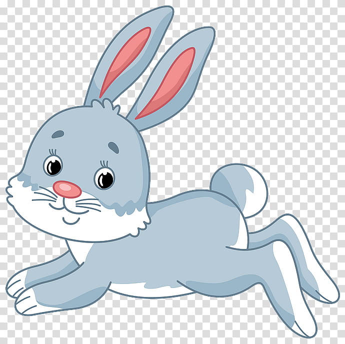 cartoon rabbit rabbits and hares nose hare, Cartoon, Animation, Tail, Animal Figure, Whiskers transparent background PNG clipart