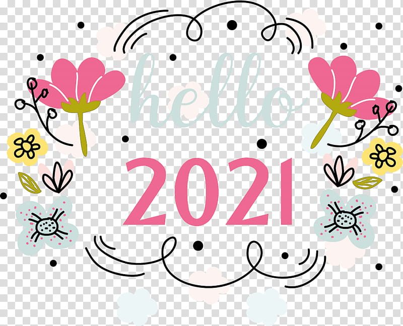 Hello 2021 Happy New Year 2021, New Years Eve, Logo, Drawing, Chinese New Year, Line Art, Watercolor Painting, New Years Day transparent background PNG clipart