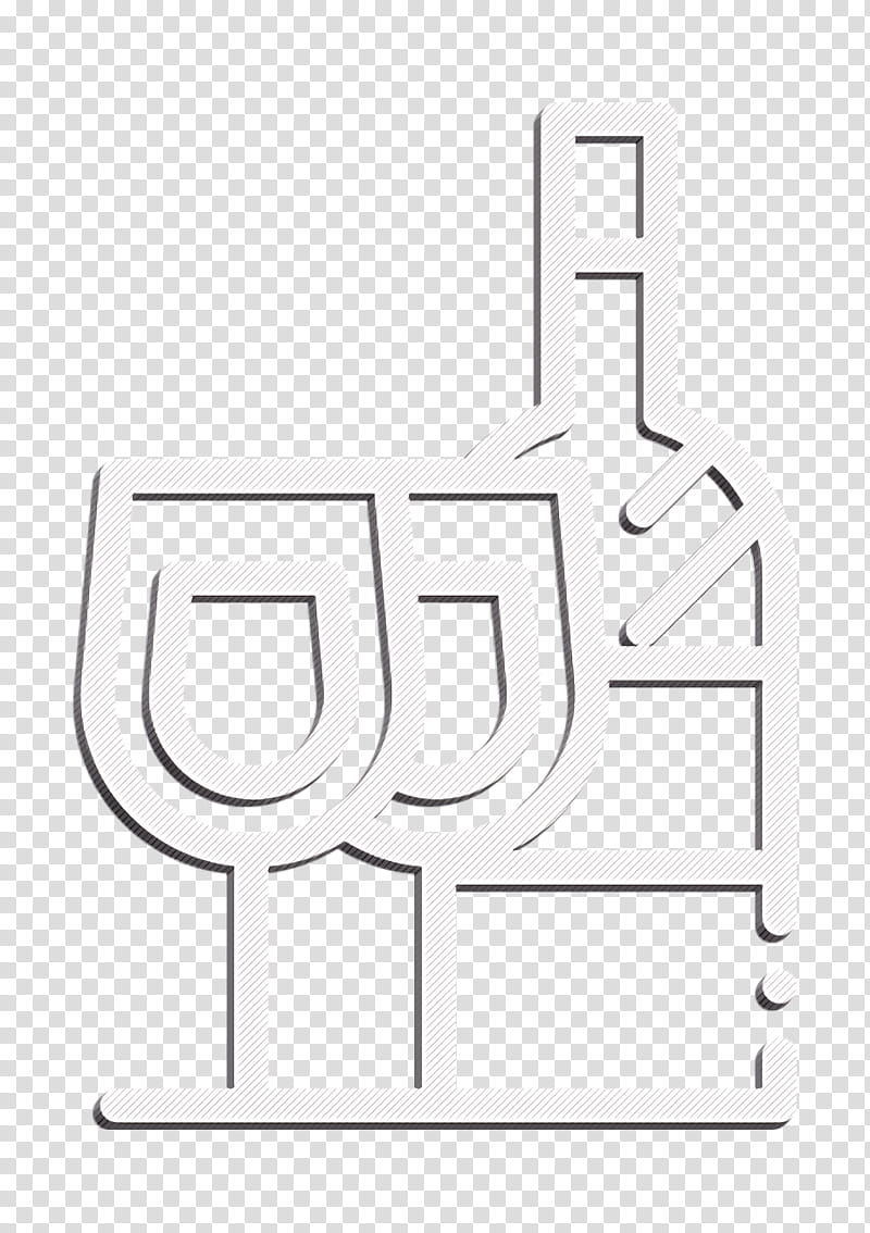 Wine glass icon Wine icon Beverage icon, Logo, Black White M, Line, Meter transparent background PNG clipart