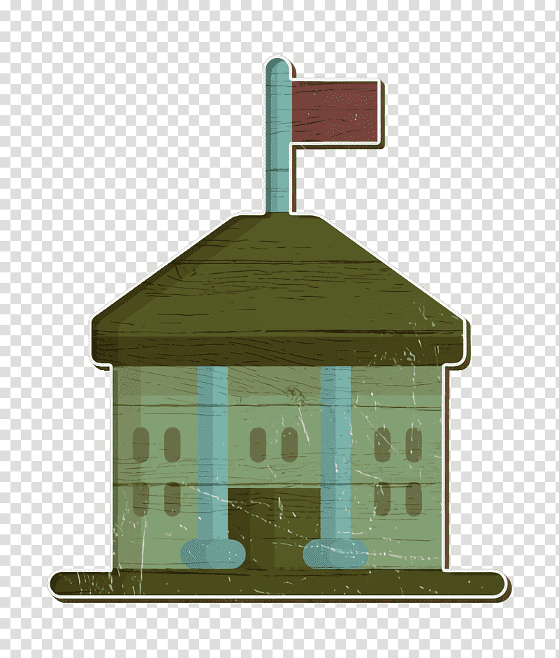 City elements icon Government buildings icon Government icon, House, Angle, Nest Box, Geometry, Mathematics transparent background PNG clipart