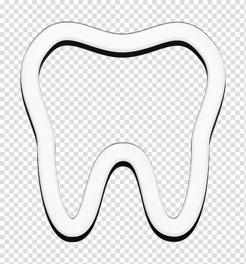 Teeth icon Minimal Hospital icon Tooth icon, Dentistry, Medikor, Tooth Whitening, Clinic, Medicine, Health transparent background PNG clipart