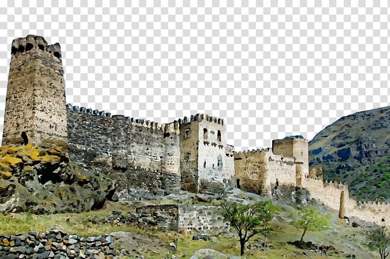 ancient history historic site medieval architecture history middle ages, Watercolor, Paint, Wet Ink, Fortification, Tourism, Ruins, Village transparent background PNG clipart