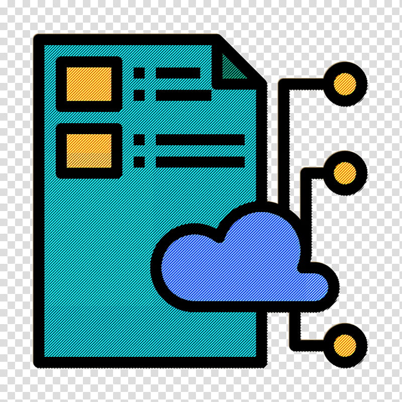Archive icon Cloud icon Digital Service icon, Line transparent background PNG clipart