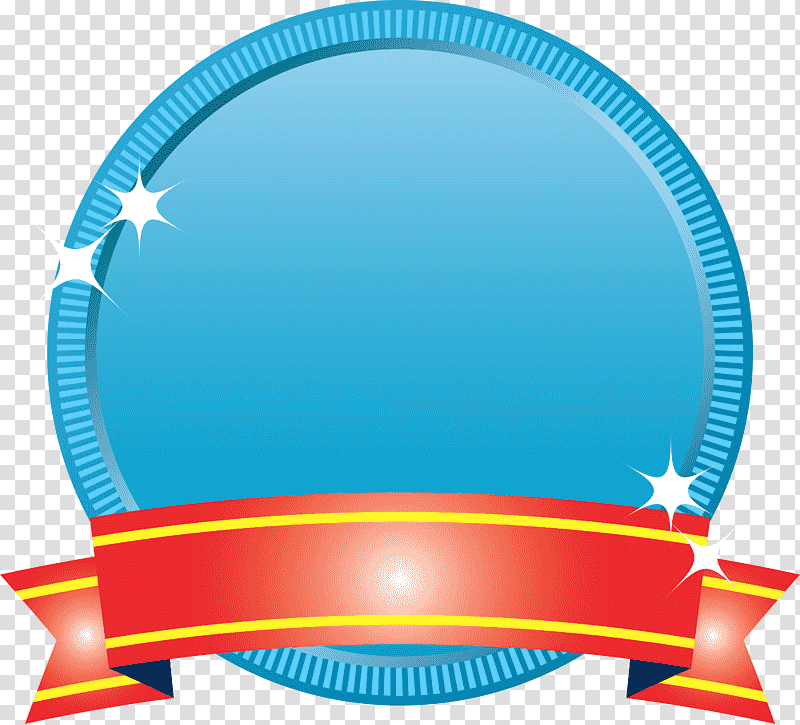 blank badge award badge, Azure, Cobalt Blue, Orange, Sky, Electric Blue, Logo transparent background PNG clipart