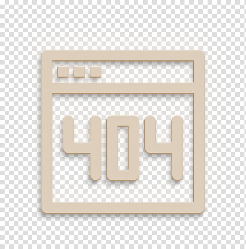 UI icon Error 404 icon Page not found icon, Rectangle, Meter, Geometry, Mathematics transparent background PNG clipart