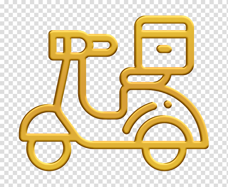 Motorbike icon Food Delivery icon Scooter icon, Quality, Data, Symbol, Payment, Record Label transparent background PNG clipart