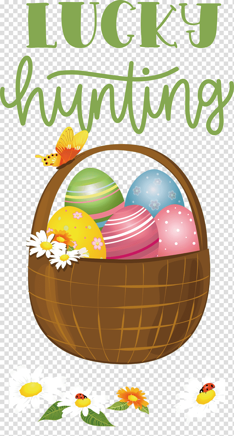 Lucky Hunting Happy Easter Easter Day, Easter Egg, Meter transparent background PNG clipart