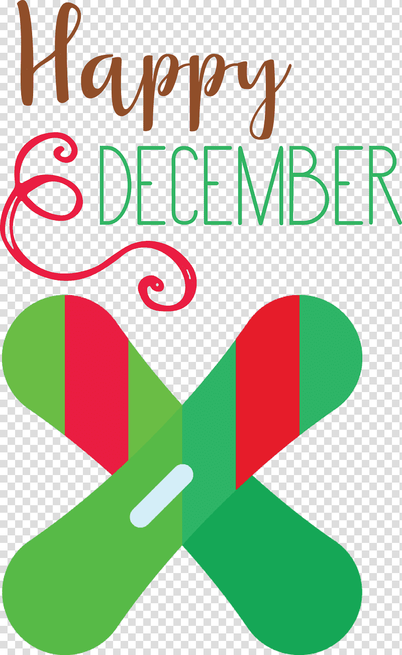 Happy December Winter, Winter
, Logo, Green, Line, Meter, Shoe transparent background PNG clipart