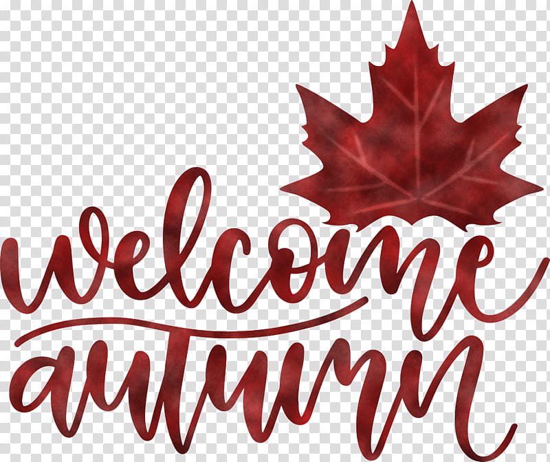 Welcome Autumn Hello Autumn Autumn Time, Leaf, Maple Leaf, Logo, Tree, Meter, Plant Structure, Plants transparent background PNG clipart