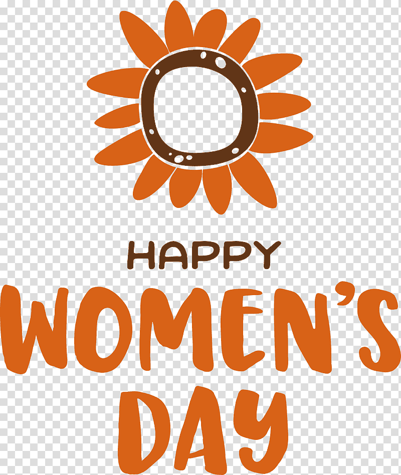 Happy Women’s Day Women’s Day, Logo, Text, Flower, Orange Sa, Happiness, Orange Business Services transparent background PNG clipart