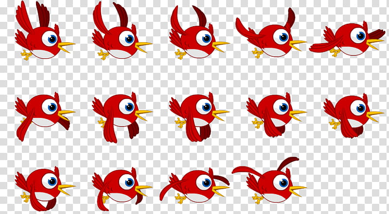 Sprite Bird, Animation, Video Games, 2d Computer Graphics, Email, Logo, Red, Animal Figure transparent background PNG clipart