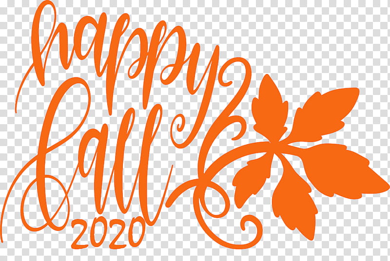 Happy Autumn Happy Fall, Logo, Calligraphy, Silhouette, Typography, Text, Lettering, Logo Sign transparent background PNG clipart