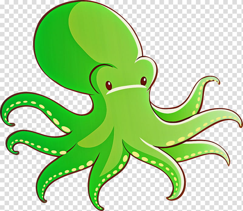 green octopus giant pacific octopus octopus, Watercolor Octopus transparent background PNG clipart