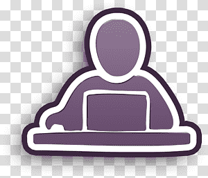 computer icon Studying icon Man with Laptop icon, Handmade Business Icon, Meter transparent background PNG clipart thumbnail