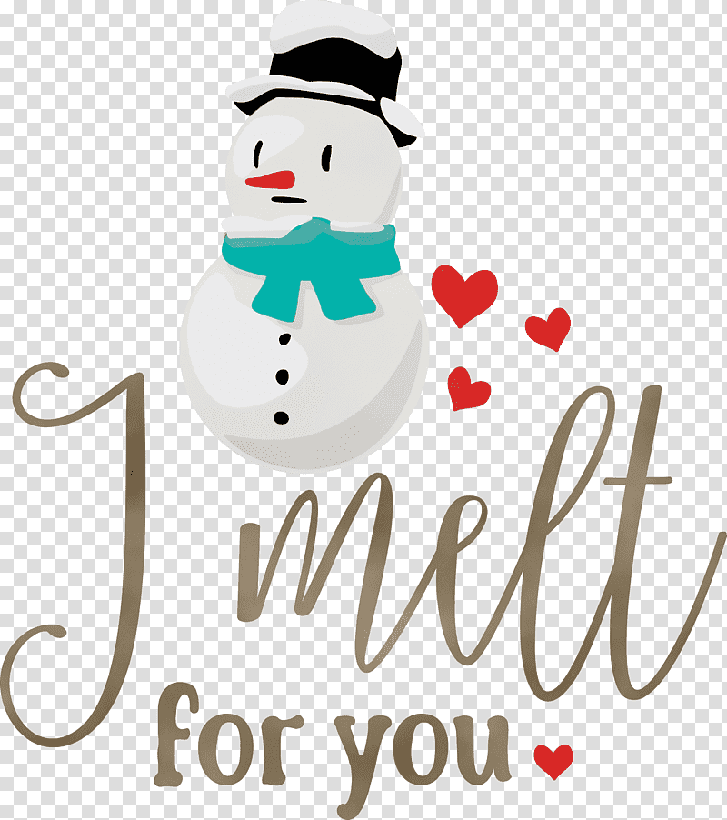 Snowman, I Melt For You, Watercolor, Paint, Wet Ink, Logo, Meter transparent background PNG clipart