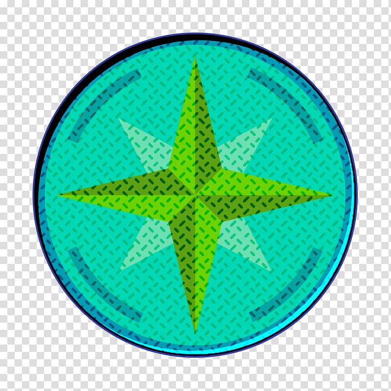 Navigation Map icon Compass icon, Aqua, Turquoise, Teal transparent background PNG clipart