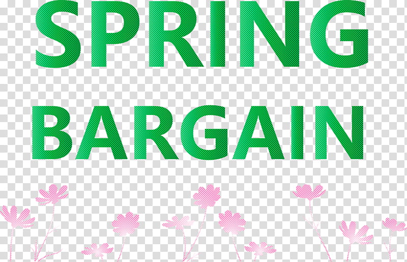 spring sales spring bargain, Text, Green, Pink, Line, Logo transparent background PNG clipart