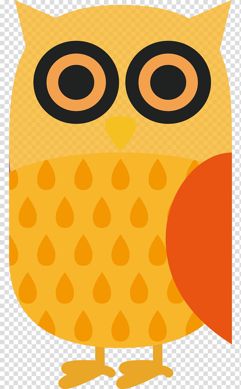 owl m yellow meter beak pattern, Cartoon Owl, Cute Owl, Line transparent background PNG clipart