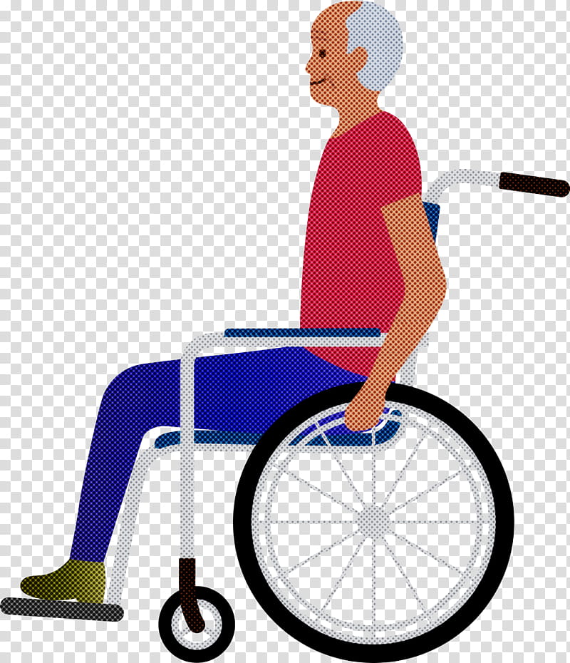 grandpa grandfather wheelchair, Exercise Machine, Health, Bicycle, Arm Cortexm, Behavior, Human transparent background PNG clipart