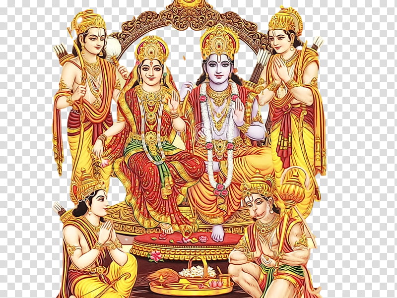 temple computer m .bg, Rama Navami, Hindu God Lord Rama, Watercolor, Paint, Wet Ink transparent background PNG clipart