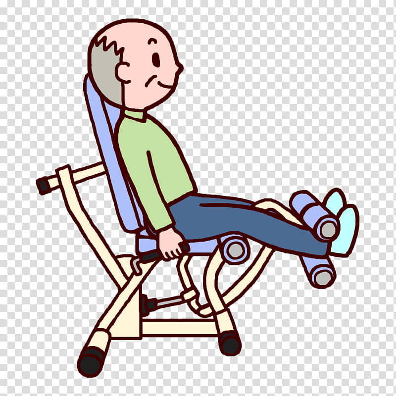 older elder Rehabilitation, Nursing Home, Character, Chair, Area, Cartoon, Line, Behavior transparent background PNG clipart