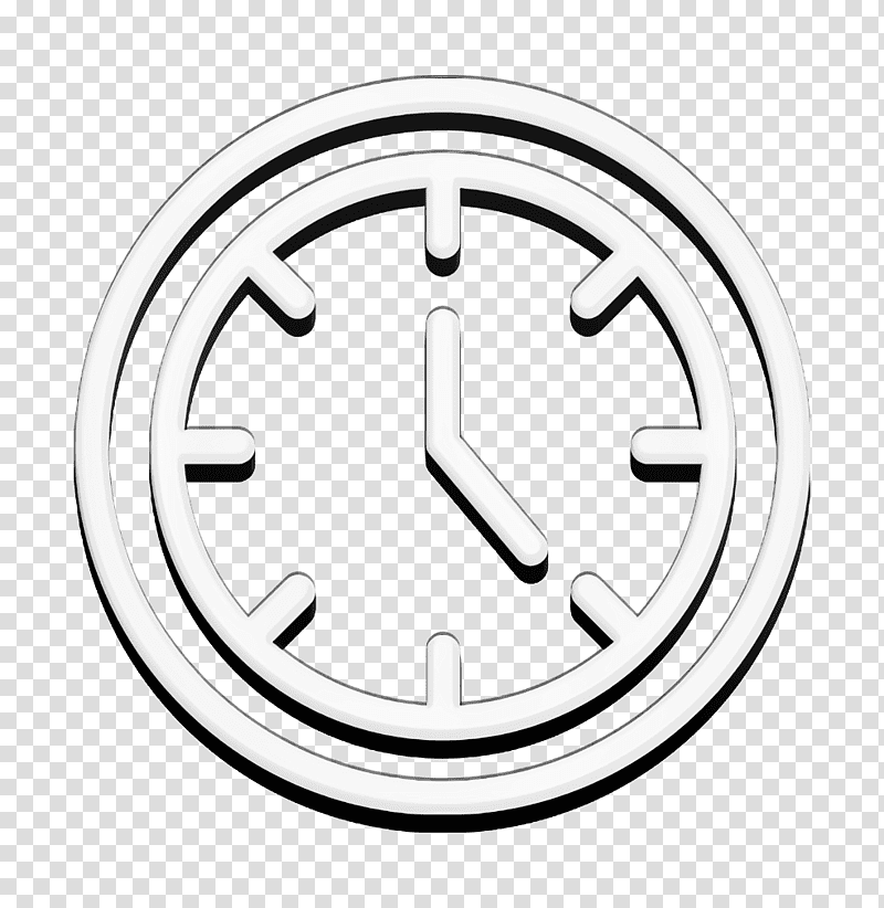 Watch icon Wall clock icon Education and school icon, Line Art, Meter, Number, Mathematics, Geometry transparent background PNG clipart
