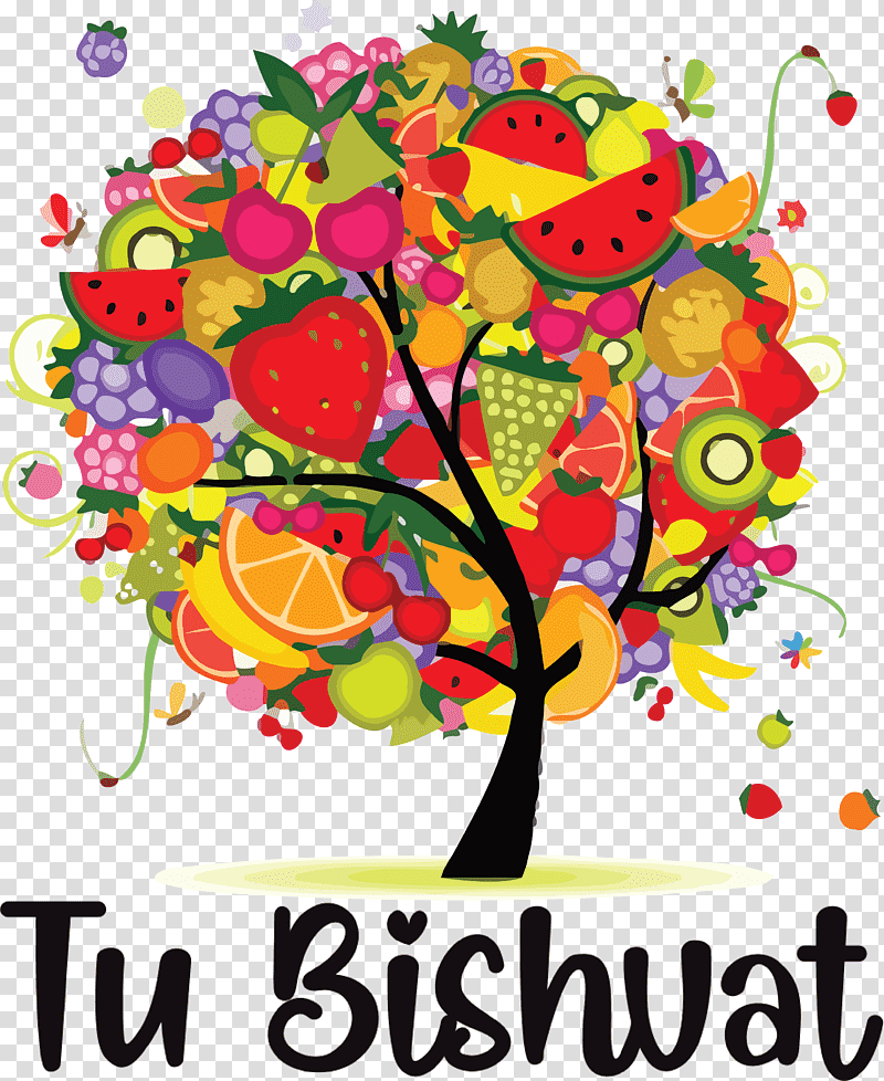 Tu BiShvat Jewish, Fruit Tree, Lemon, Papaya, Seed, Apple, Pineapple transparent background PNG clipart