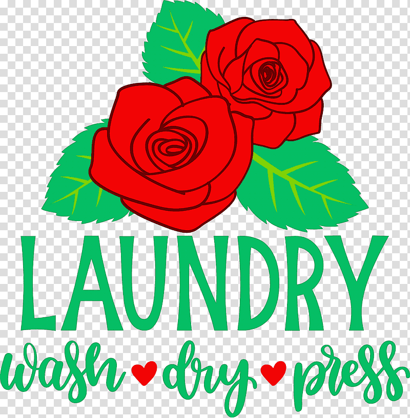 Laundry Wash Dry, Press, Floral Design, Garden Roses, Cut Flowers, Logo, Rose Family transparent background PNG clipart