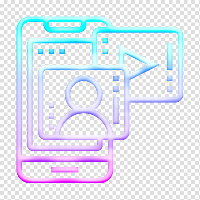 Communication icon Videoplayer icon Smartphone icon, Line Art, Cartoon, Logo, Computer, Text, Ascii Art, Fingerprint transparent background PNG clipart