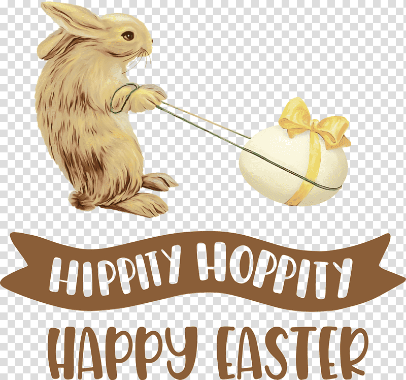 hare meter rabbit data, Hippity Hoppity, Happy Easter, Watercolor, Paint, Wet Ink, Holiday transparent background PNG clipart