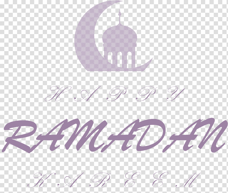 Happy Ramadan Karaeem Ramadan, Logo, Name, Manali, Meter, Lavender transparent background PNG clipart