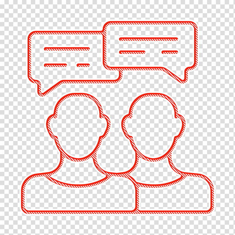 Talk icon Conversation icon Project Management icon, Education
, College, Training, Lifelong Learning, Line, Text transparent background PNG clipart