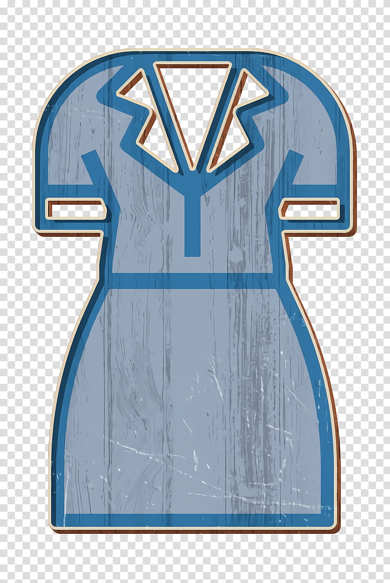 Dress icon Garment icon Clothes icon, Blue, Clothing, Sports Uniform, Sportswear, Jersey, Electric Blue, Sleeve transparent background PNG clipart