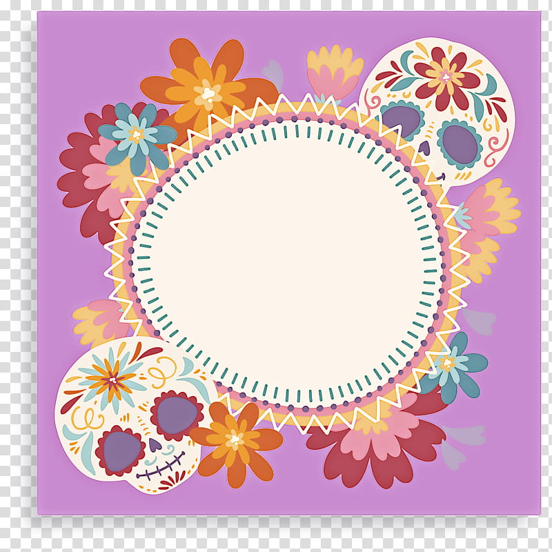 Mexican Elements, Floral Design, Frame, Circle, Point, Petal, Meter, Orange Sa transparent background PNG clipart