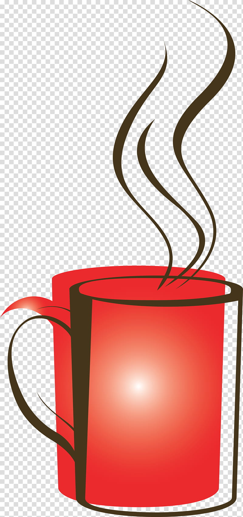 coffee, Red, Cup, Drinkware, Line, Material Property, Tableware transparent background PNG clipart