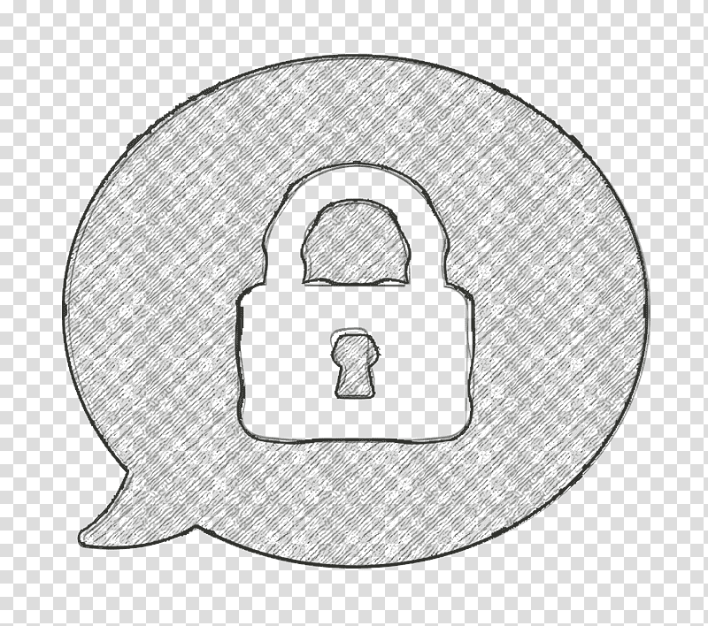multimedia icon Interface Icon Compilation icon Speech bubble icon, Private Icon, Padlock, Black And White
, Meter, Phonograph Record transparent background PNG clipart
