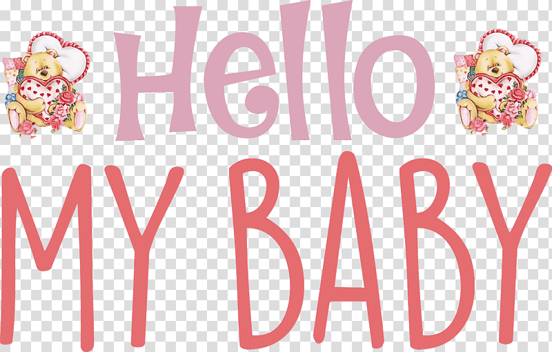 Baby shower, Hello My Baby, Valentines Day, Watercolor, Paint, Wet Ink, Infant transparent background PNG clipart