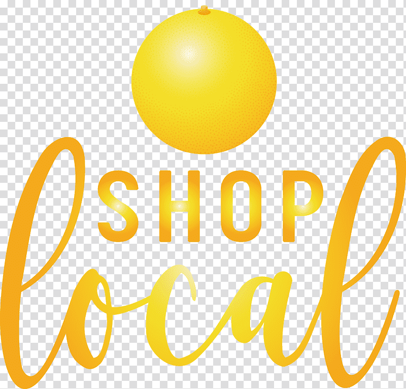 SHOP LOCAL, Lemon, Logo, Yellow, Fruit, Happiness, Citrus transparent background PNG clipart