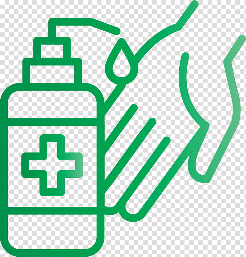 hands wash washing hand Coronavirus, Avoid Virus, Green, Line transparent background PNG clipart