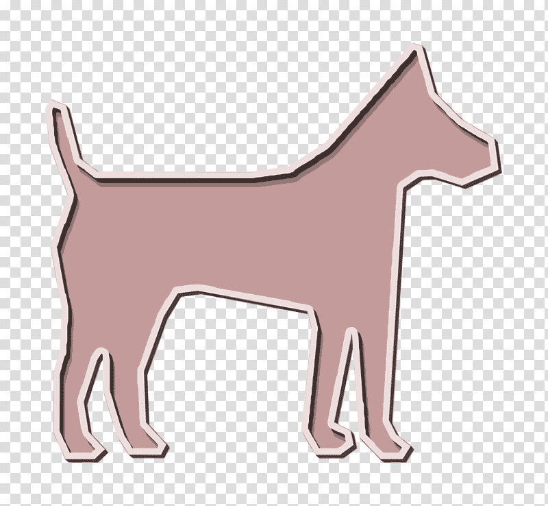 Plain dog icon animals icon POI Nature icon, Tail, Breed, Groupm, Meter, Cartoon, Joint transparent background PNG clipart