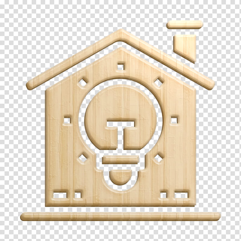 Architecture and city icon Lightbulb icon Home icon, Symbol, Wood, Furniture, Logo transparent background PNG clipart