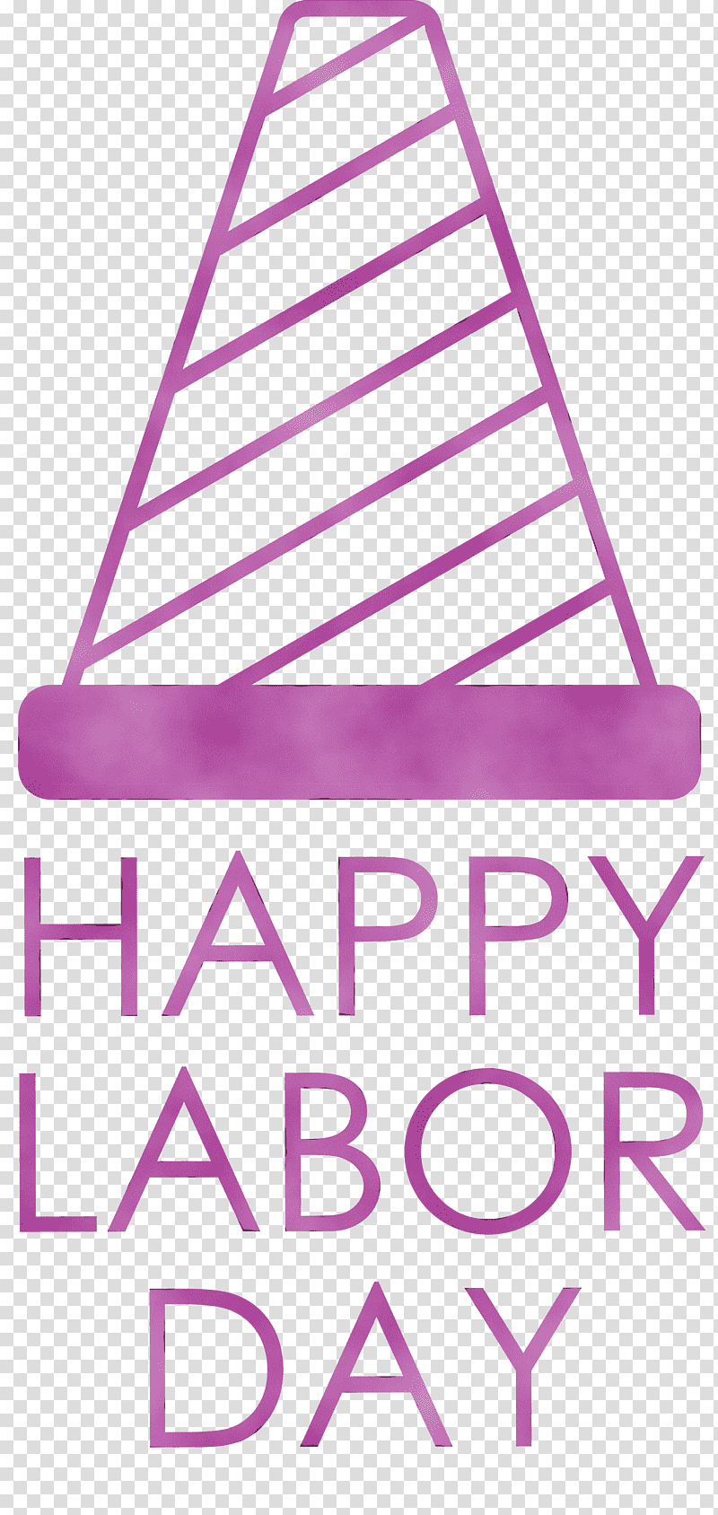 line triangle meter shoe banner, Labour Day, Labor Day, May Day, Watercolor, Paint, Wet Ink transparent background PNG clipart